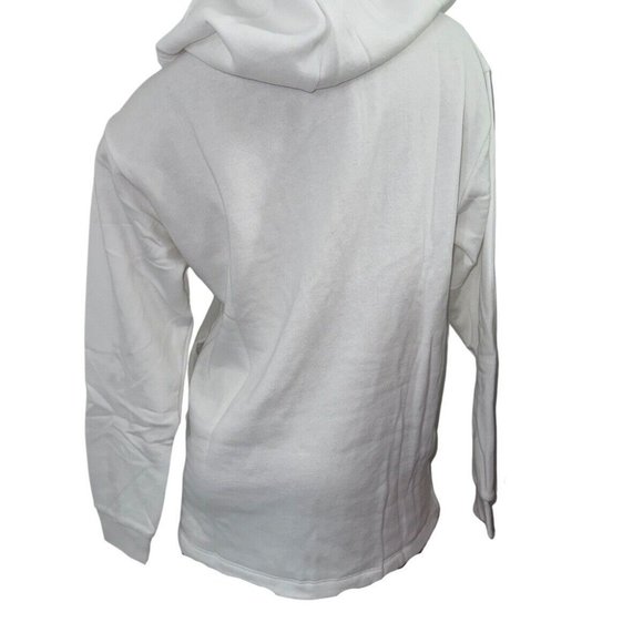 NWOT Victoria's Secret PINK Fleece Everyday Hoodie Optic White Gradient Large - Picture 3 of 3